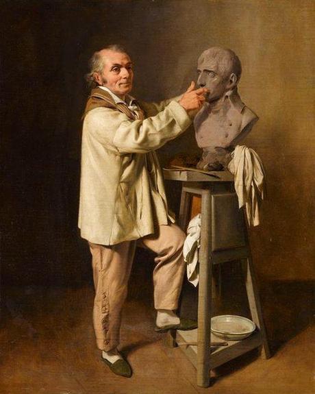 Louis Boilly Houdon modelant le buste de Bonaparte
