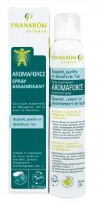 Le spray assainissant Aromaforce, à utiliser partout !