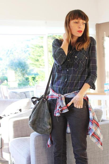 Chemise x2, IM, Isabel Marant, Tartan, Zara,, Blog Mode, Blogmode, Fashionblog, Frenchblog, French Blog, Fashion Blog, Blog Mode, Bobby, Jérôme Dreyfuss, Fashion