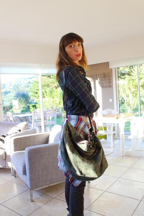 Chemise x2, IM, Isabel Marant, Tartan, Zara,, Blog Mode, Blogmode, Fashionblog, Frenchblog, French Blog, Fashion Blog, Blog Mode, Bobby, Jérôme Dreyfuss, Fashion