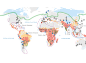 Carte risques climatiques dans monde