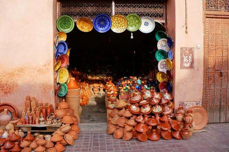 Marrakech Souk Medina Poteries Maroc