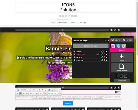 siteadmin icon6 Avec #icon6 créez vos sites internet en quelques clics