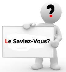le saviez vous