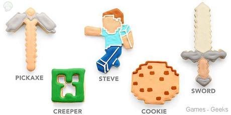 moules cookies minecraft 2 Geek: Moules à cookies Minecraft  minecraft geek 