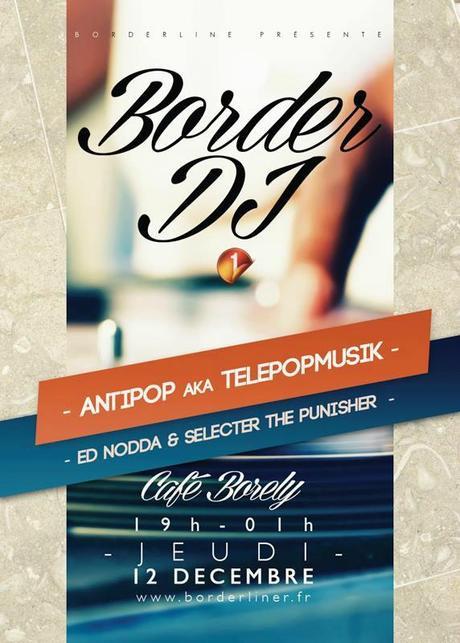 C'est sûr on ira tous à la soirée BORDERLINE du 12 décembre au Café Borely ! with Antipop (TELEPOPMUSIC) 1465286_605066589559207_2054420867_n