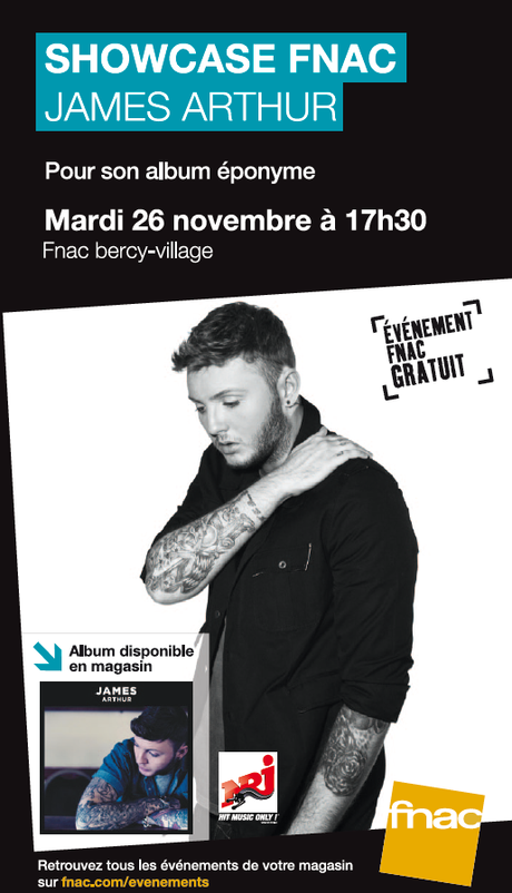 Top 5 des prétextes pour aller à la séance de dédicaces de James Arthur mardi prochain