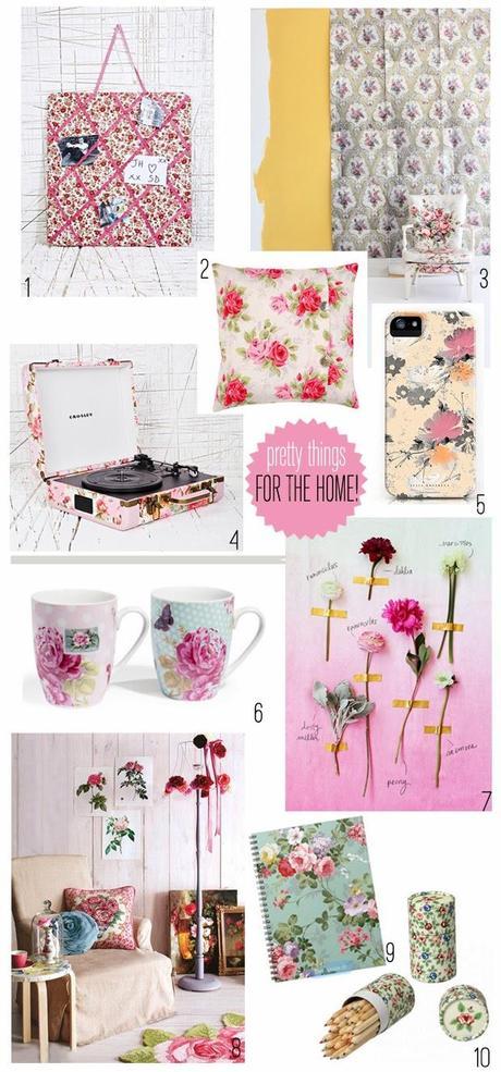 *Pretty things for the home : FLOWERS INSPIRATION***