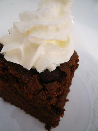 Des brownies aux 3 chocolats... brownies dessert New York chantilly