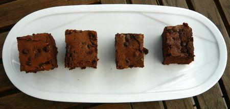 Des brownies aux 3 chocolats... brownies dessert New York