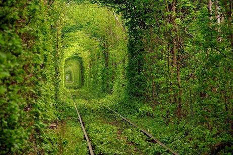 Le tunnel de l’amour en Ukraine