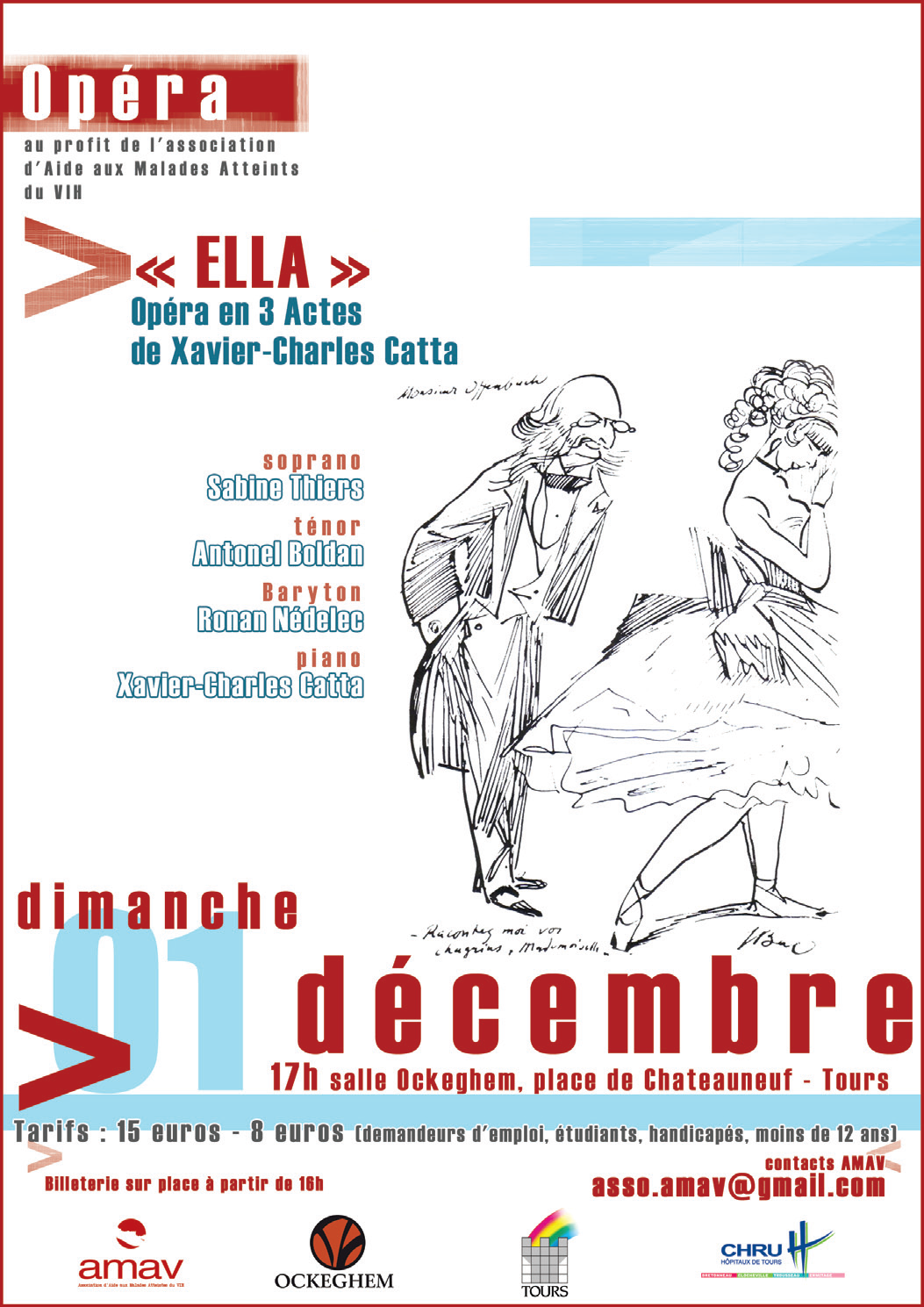 ELLA, opéra en 3 actes – 1er décembre : AMAV – CHRU Tours