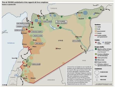 Syrie, cartographie d'une guerre : représenter l'espace des conflits
