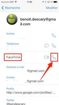 facetime audio iphone ipad iPhone, iPad, comment utiliser FaceTime pour faire un appel VOIP?
