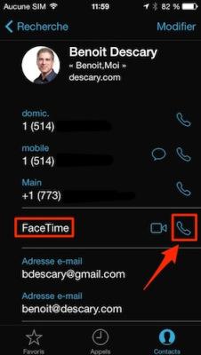 2013 11 24 11.59.25 iPhone, iPad, comment utiliser FaceTime pour faire un appel VOIP?