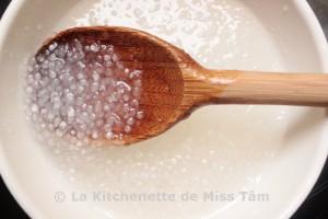 Bananes au lait de coco et perles de tapioca (Chè chuối / Chuối chưng)