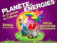 Sur votre agenda : Le salon Planète et Énergies® du 31 janvier au 3 février 2014 à Épinal