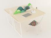 Landscape table bureau paysage Jelena Vucicevic