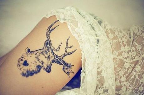 deer tattoo 1
