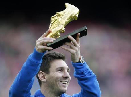 Leo Messi, Soulier d'Or 2013