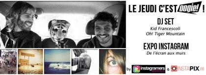 Jeudi 28 Novembre : Expo Instagram DE L'ÉCRAN AUX MURS by Instapix.fr & IgersMarseille x KID FRANCESCOLI x OH! TIGER MOUNTAIN x guest SIMON du groupe NASSER