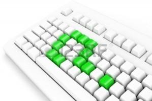 3384541-clavier-vert-question-mark