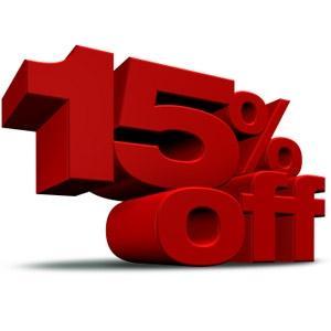 15 percent off graphic Black Friday :   15% sur toute la gamme GEFEN !
