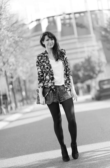 american vintage veste Gridlines