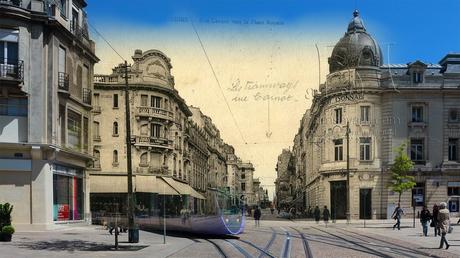 Vers la rue Carnot après la reconstruction de Reims