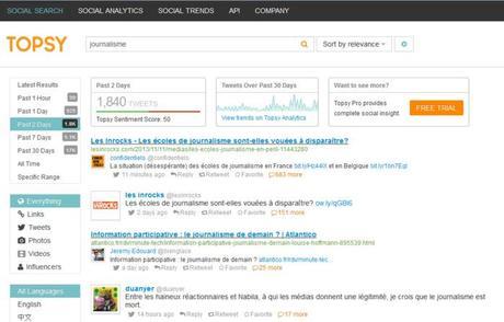 Topsy : l'orpailleur de Twitter