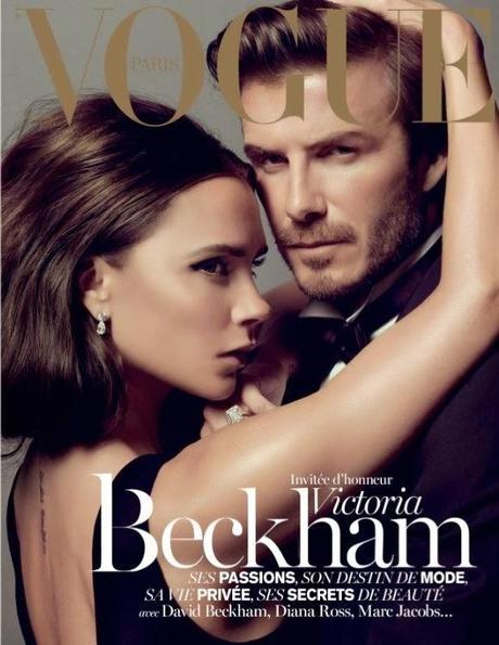 Victoria & David Beckham en couv' du Vogue Paris de Noël...