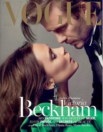 Victoria & David Beckham en couv' du Vogue Paris de Noël...