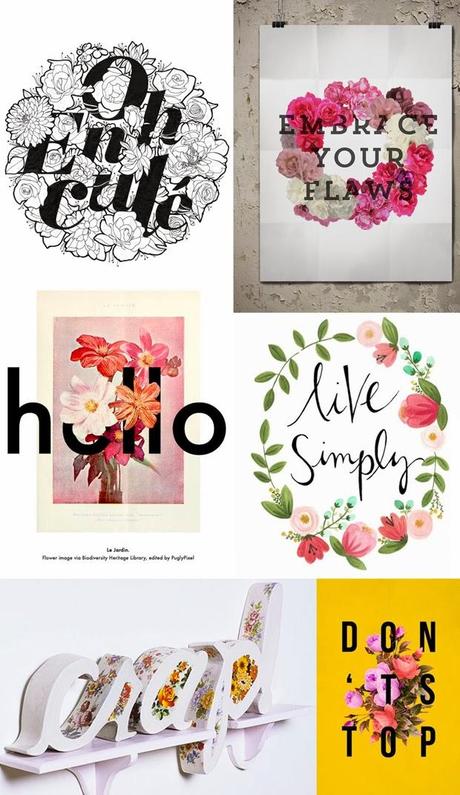 *Pretty things for the home: FLOWERS INSPIRATION#2 TYPE***