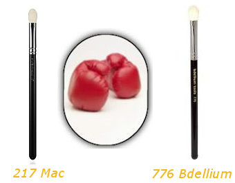 Sur le ring : Les pinceaux estompeurs MAC 217 VS BDELLIUM 776