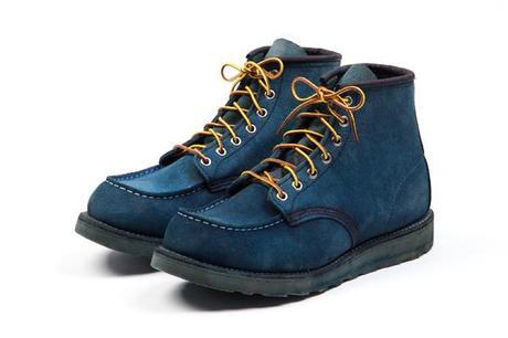 RED WING NATURAL INDIGO MOC BOOTS BY TENUE DE NIMES