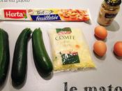 tarte courgettes Comté