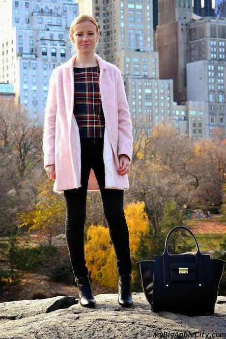 Plaid & Pastel, ma tenue parfaite pour un automne à New York
