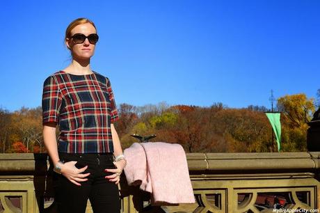 Plaid & Pastel, ma tenue parfaite pour un automne à New York