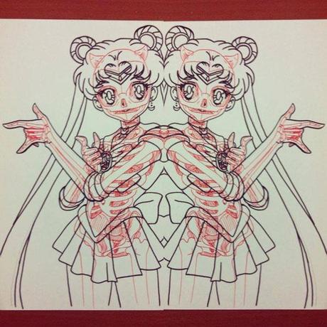 sailor moon rayons x gkdv geekndev geek geekart 