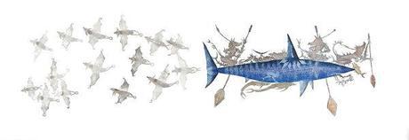 Une oeuvre monumentale de l'artiste australien Dennis Nona est exposée à la Royal Academy of Arts de Londres