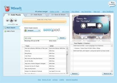 mixwit-creation Mixwit : créez et partagez vos mixtapes sous forme de widget