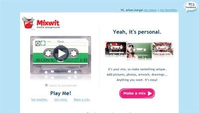 mixwit-home Mixwit : créez et partagez vos mixtapes sous forme de widget