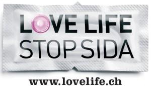 Logo LOVE LIFE, STOP SIDA