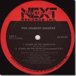 Joubert Singers - Stand on the word