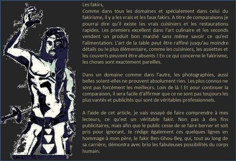 les fakirs