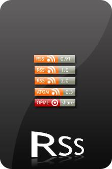 Des centaines d'icones RSS en 3D, web 2.0 ou glossy