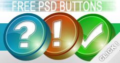 bouton psd gratuit