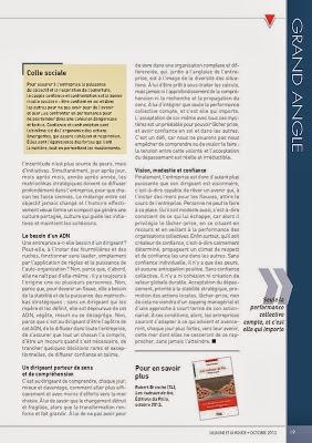 SEULE LA PERFORMANCE COLLECTIVE COMPTE, ET C’EST ELLE QUI IMPORTE