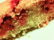 Cake framboises polenta