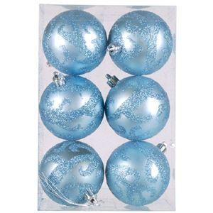 Boule de Noël bleue x6 gifi